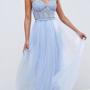 new! light blue prom dress